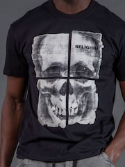 Religion Black Cross T-Shirt - Image 6 of 6