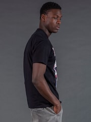 Religion Black Geometric Skull T-Shirt - Image 4 of 5