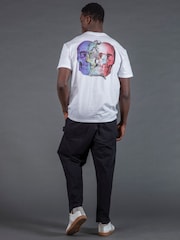 Religion White Multi Skull T-Shirt - Image 4 of 5