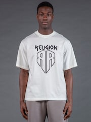 Religion White Shield T-Shirt - Image 1 of 4
