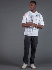 Religion White Montage Colour T-Shirt - Image 1 of 6