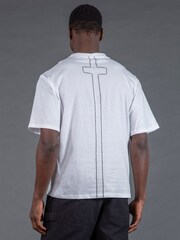 Religion White Crack T-Shirt - Image 2 of 6
