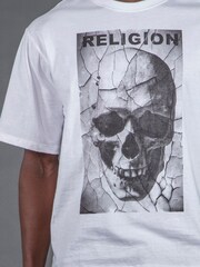 Religion White Crack T-Shirt - Image 6 of 6