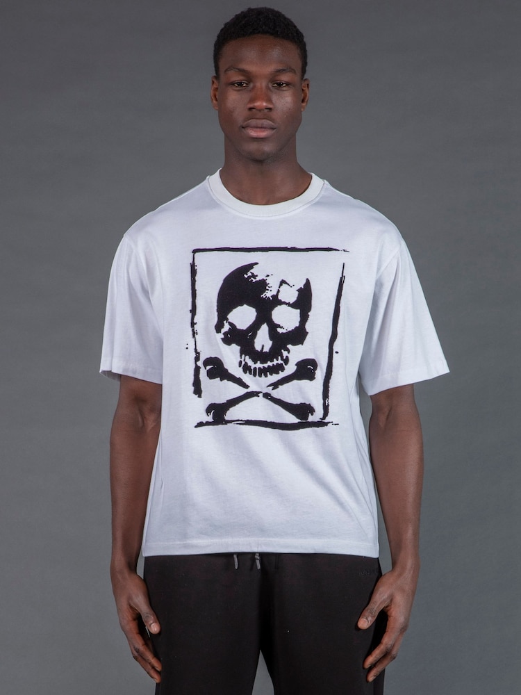 Religion White Skull Crossbone T-Shirt - Image 2 of 4 Religion White Skull Crossbone T-Shirt - Image 2 of 4