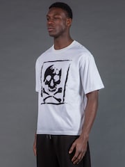 Religion White Skull Crossbone T-Shirt - Image 3 of 4