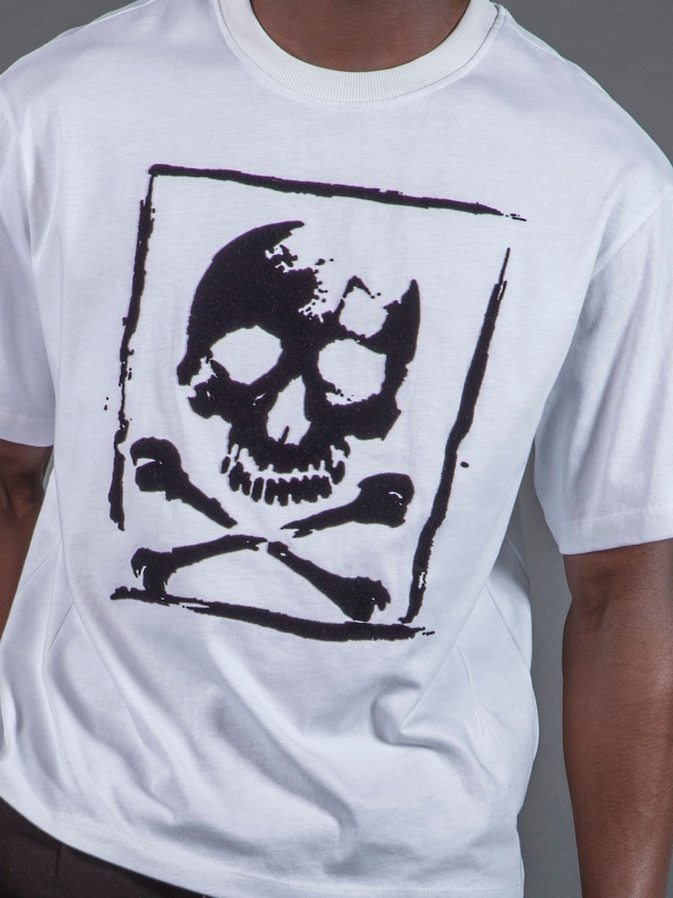 Religion White Skull Crossbone T-Shirt - Image 4 of 4 Religion White Skull Crossbone T-Shirt - Image 4 of 4