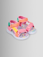 JoJo Maman Bébé Pink Colour Block Sandal - Image 1 of 4
