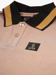 Luke 1977 Makati Brown Polo T-Shirt Hardnut Black Gold - Image 6 of 7