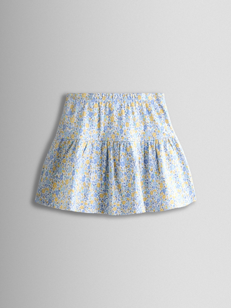 JoJo Maman Bébé Ditsy Floral Skort - Imaginea 2 din 3
