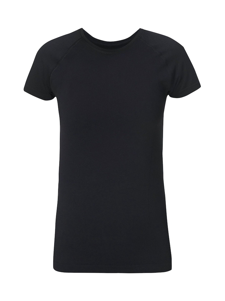 Sweaty Betty Black Athlete Seamless Workout T-Shirt - Image 7 of 7 Sweaty Betty Black Athlete Seamless Workout T-Shirt - Image 7 of 7