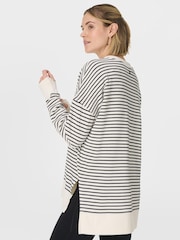 Sweaty Betty White After Class Longline Sweatshirt - Image 2 of 7