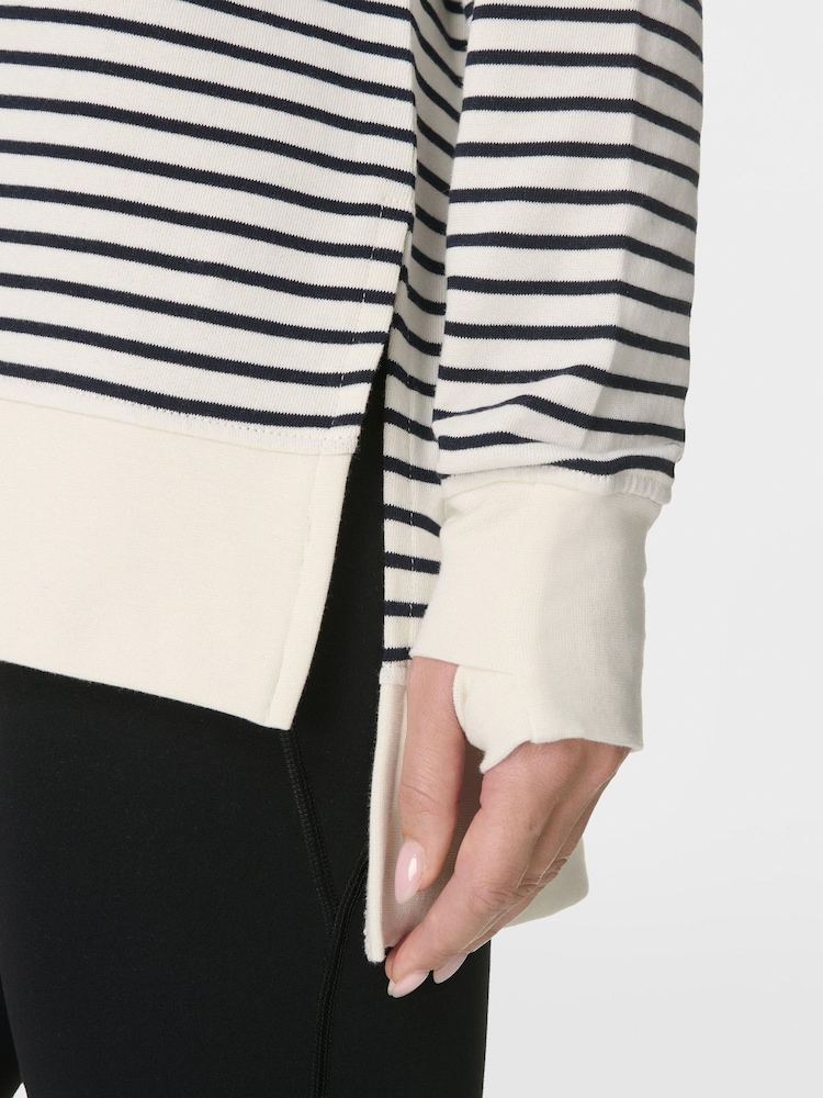 Sweaty Betty White After Class Longline Sweatshirt - Image 7 of 7 Sweaty Betty White After Class Longline Sweatshirt - Image 7 of 7