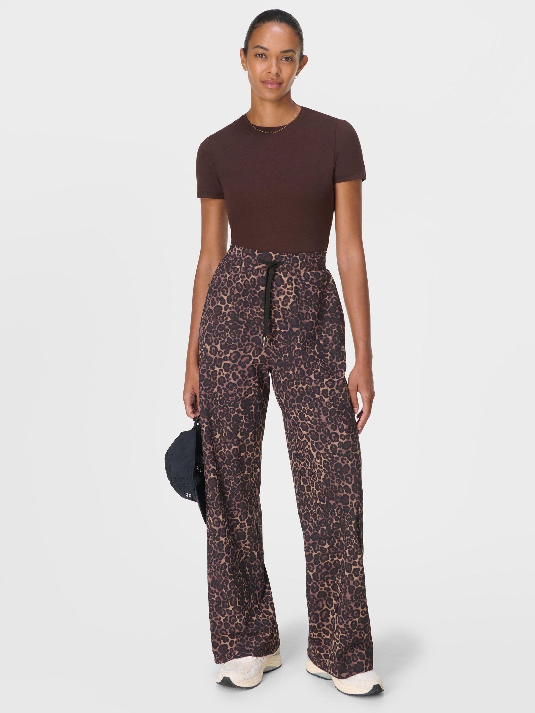 Buy Sweaty Betty Brown 32 inch inside seam Explorer Wide Leg Taped