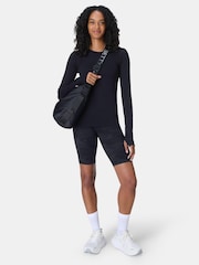 Negro - Top deportivo de manga larga sin costuras Athlete de Sweaty Betty - Imagen 4 de 7