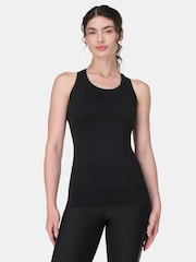 Negro - Camiseta sin mangas para entrenar sin costuras Athlete de Sweaty Betty - Imagen 6 de 7
