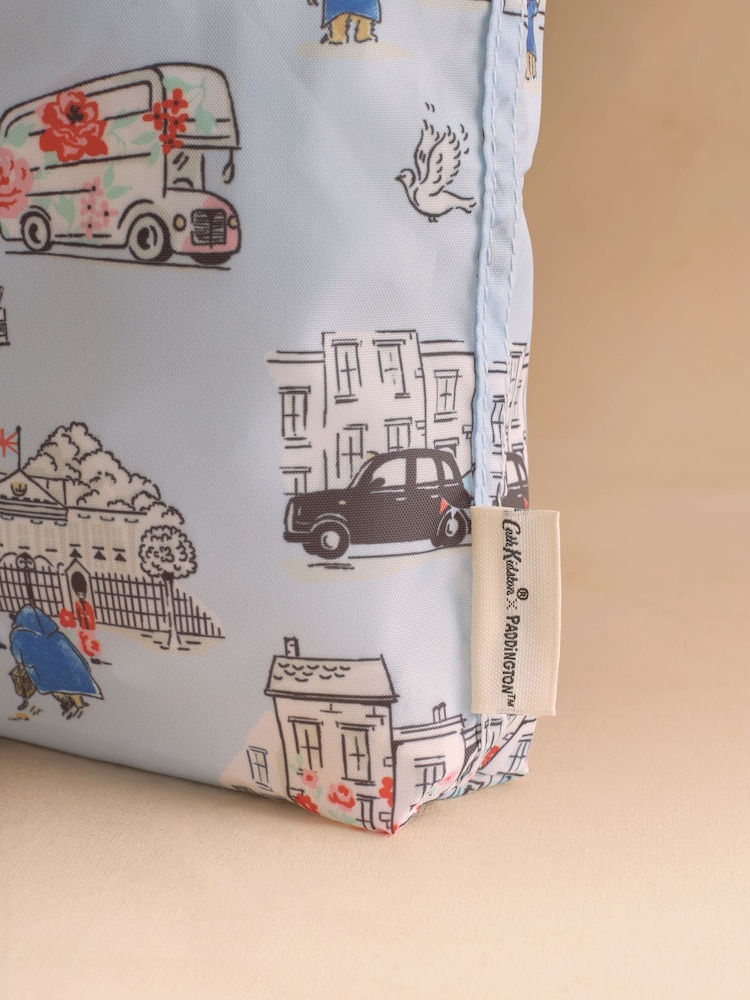 Cath Kidston Blue Paddington London Icons Mini Foldaway Tote Bag - Image 4 of 4