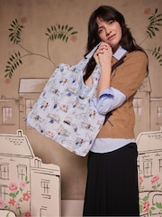 Cath Kidston Blue Paddington London Icons Foldaway Shopper Bag - Image 3 of 10