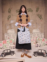 Cath Kidston Blue Paddington London Icons Foldaway Shopper Bag - Image 4 of 10