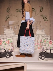 Cath Kidston Blue Paddington London Icons Small Foldaway Tote Bag - Image 5 of 6