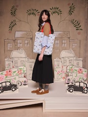 Cath Kidston Blue Paddington London Icons Small Foldaway Tote Bag - Image 6 of 6