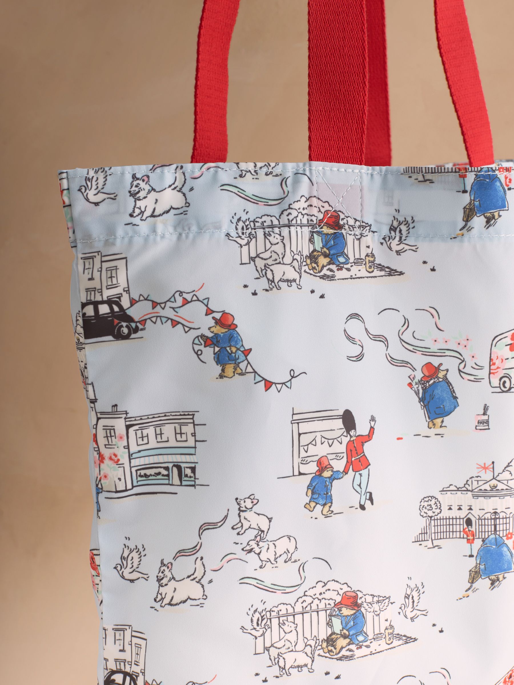 Buy Cath Kidston Blue Paddington London Icons Small Foldaway Tote