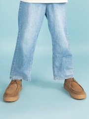 Off The Hook Brown Hetfield Leather Lace-Up Casual Boat Shoes - Image 2 of 8
