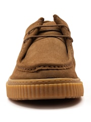 Off The Hook Brown Hetfield Leather Lace-Up Casual Boat Shoes - Image 6 of 8