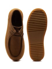 Off The Hook Brown Hetfield Leather Lace-Up Casual Boat Shoes - Image 8 of 8
