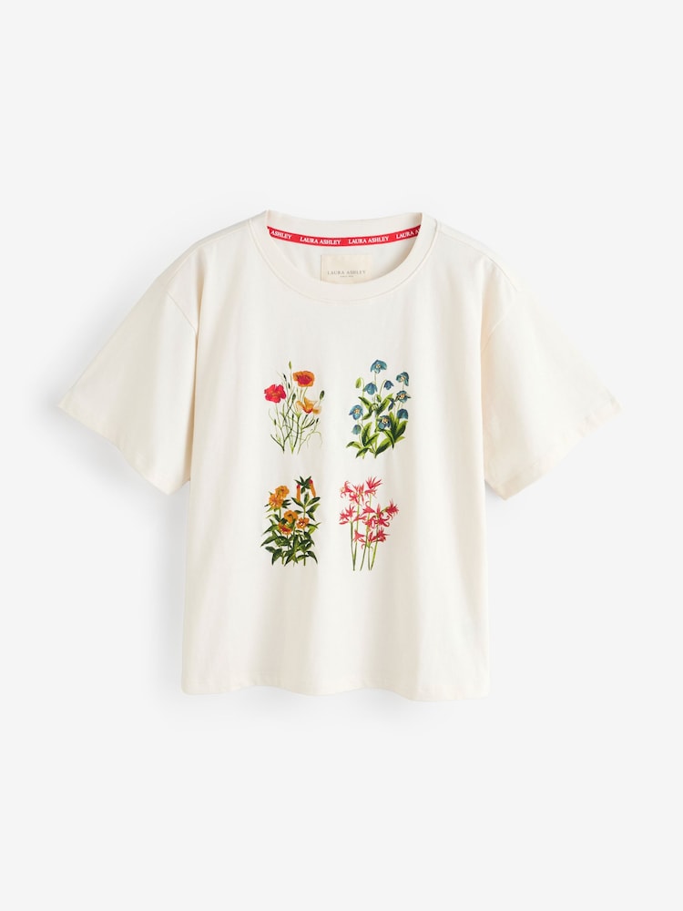 Laura Ashley Blue/Ecru Pennywell Gingham Jersey Pyjamas Set - Image 2 of 7 Laura Ashley Blue/Ecru Pennywell Gingham Jersey Pyjamas Set - Image 2 of 7