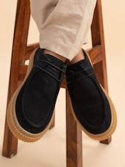 Off The Hook Blue Hetfield Suede Lace-Up Casual Shoes - Image 1 of 8