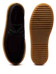 Off The Hook Blue Hetfield Suede Lace-Up Casual Shoes - Image 6 of 8