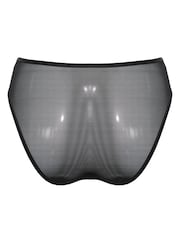 Pour Moi Black India Bold Floral High Leg Midi Briefs - Image 4 of 4