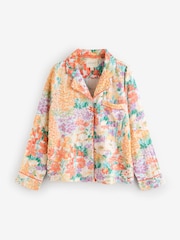 Laura Ashley Multi Everingham Meadow Cotton Dobby Button Through Pyjamas - Image 8 of 11