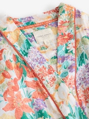Laura Ashley Multi Everingham Meadow Cotton Dobby Robe - Image 7 of 8