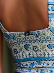 Laura Ashley Blue Archive Tummy Control Swimsuit - Image 3 of 9