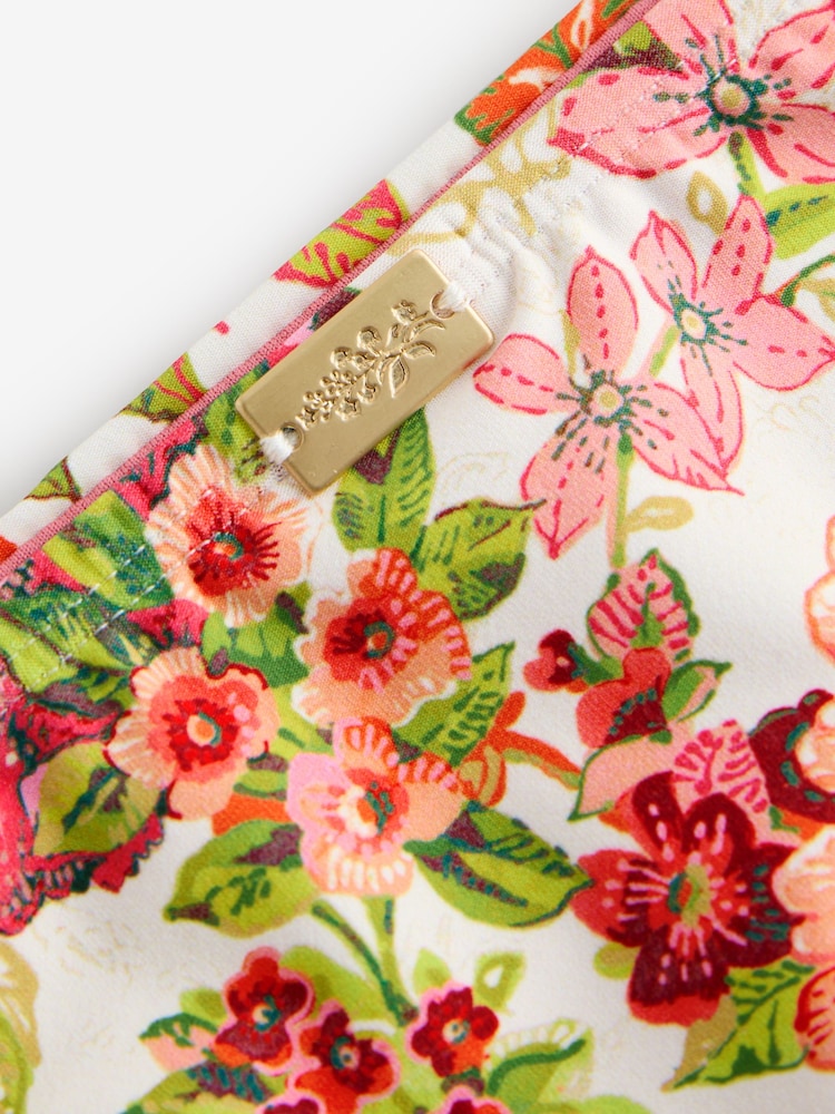 Laura Ashley Lavington Print High Leg Bikini Bottoms - Image 10 of 10