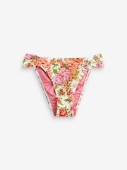 Laura Ashley Lavington Print High Leg Bikini Bottoms - Image 8 of 10