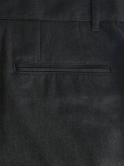 Charcoal Grey Slim Fit Plain Front Smart Trousers 2 Pack - Image 10 of 12