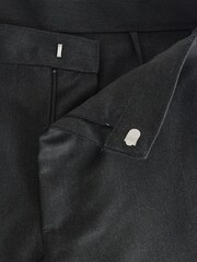 Charcoal Grey Slim Fit Plain Front Smart Trousers 2 Pack - Image 11 of 12