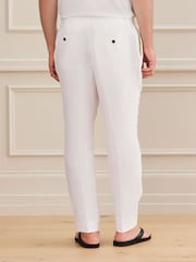 White Signature Drawstring Trousers - Image 2 of 4