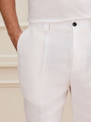 White Signature Drawstring Trousers - Image 4 of 4