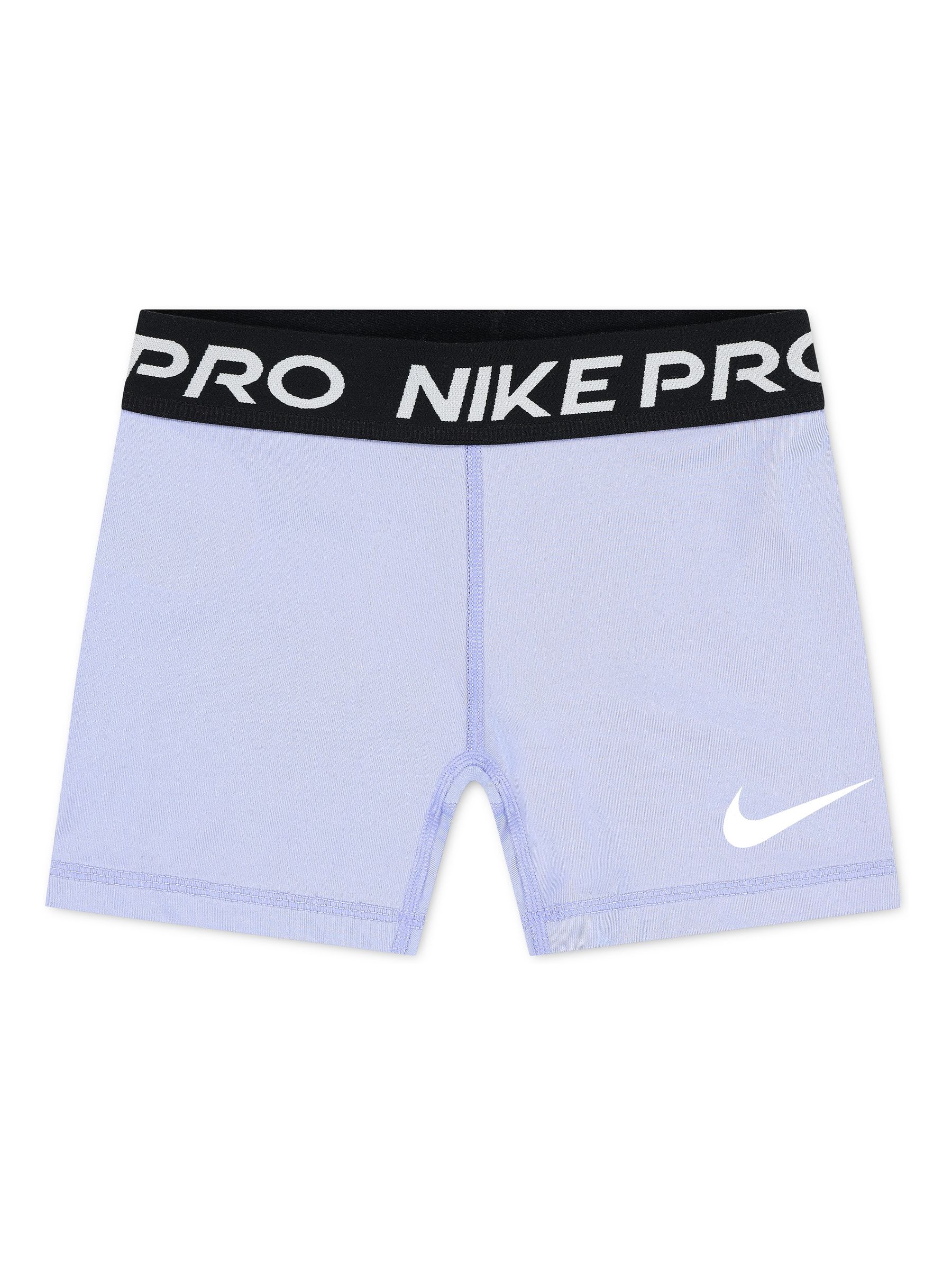 Nike Women's Purple Little Kids Pro Dri-Fit Shorts - Image 1