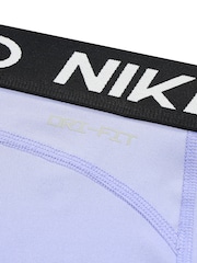 Púrpura - Pantalones cortos de niño pequeño Pro Dri-FIT de Nike - Imagen 4 de 4