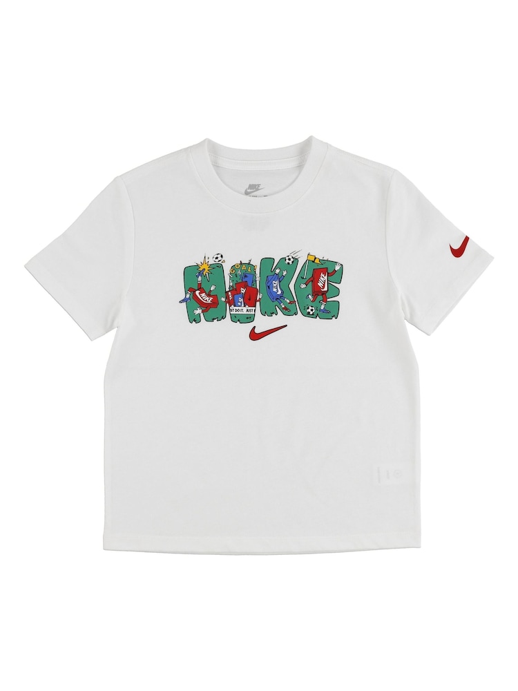 Nike White Little Boxy Multi Sport Graphic T-Shirt - Image 1 of 2