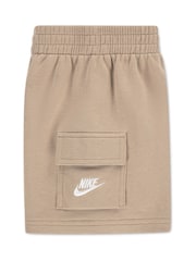 Nike Brown Pocket T-Shirt And Cargo Shorts Set - Image 3 of 4
