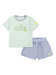 Nike Blue Little Kids T-Shirt and Crossover Shorts Set - Image 1 of 5