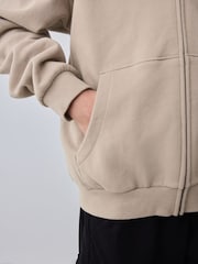 Baker by Ted Baker Oversized Graphic Zip Through Hoodie - Image 6 of 11