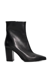 Dune London Black Patiently Lace-Up Cleated High Boots - Image 2 of 6