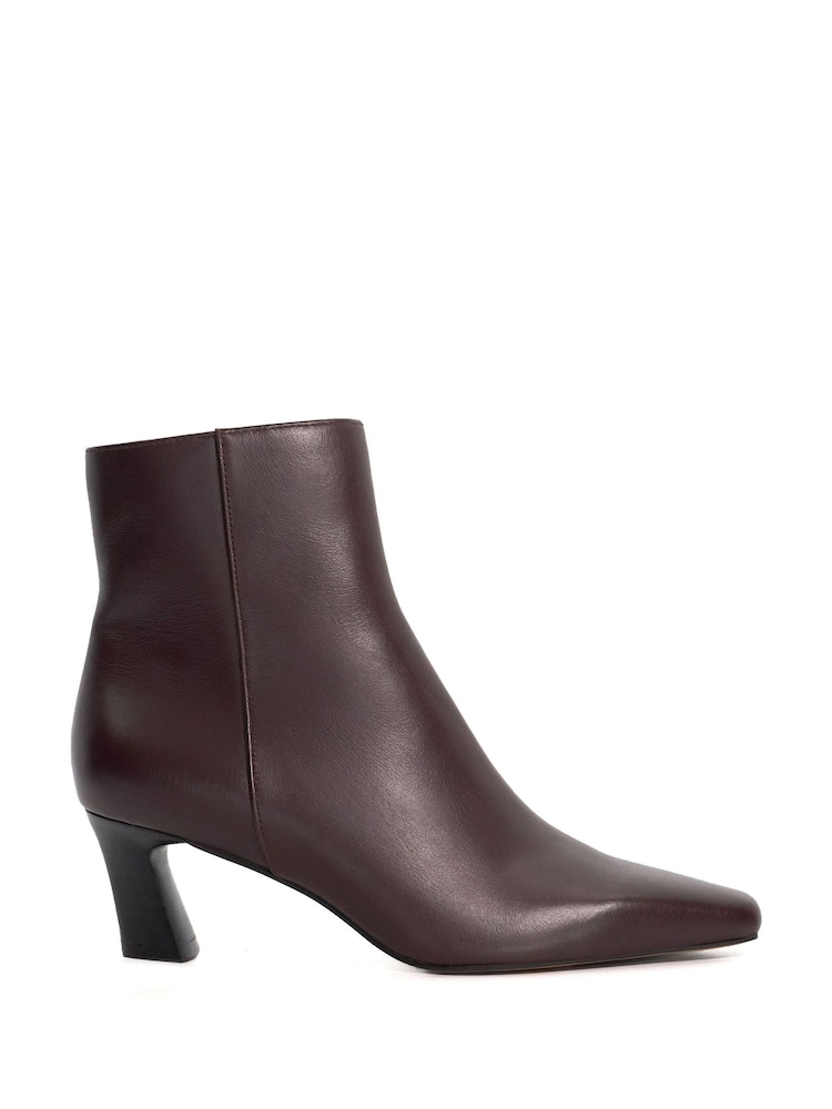 Dune London Purple Overly Comma Heel Chisel Toe Boots - Image 2 of 6