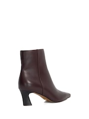 Dune London Purple Overly Comma Heel Chisel Toe Boots - Image 4 of 6